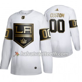 Miesten NHL Los Angeles Kings Pelipaita Custom Adidas 2019-20 Golden Edition Valkoinen Authentic